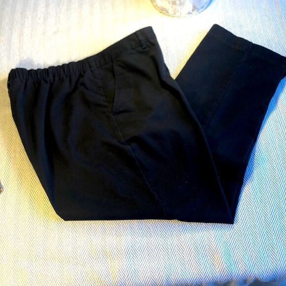 LANDS END 16P cotton/poly blend Waist 17 1/2" with POCKETS, Inseam 25 1/2" - Picture 1 of 13